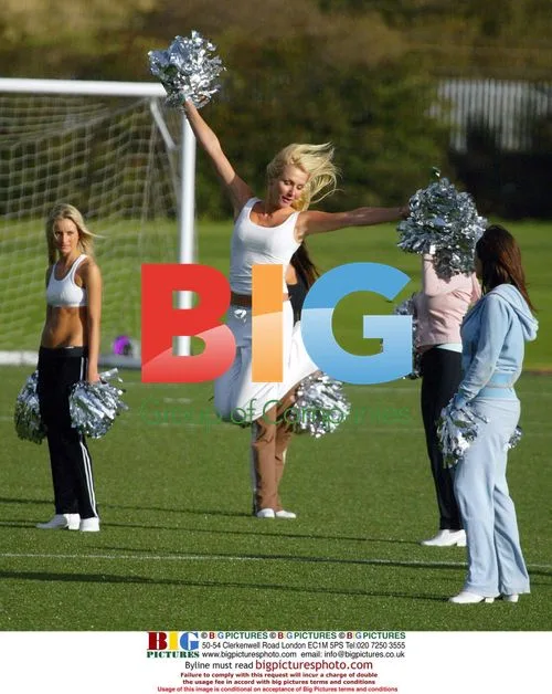 World Rights Celebrity Cheerleaders Practice