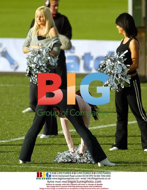 Page Three Cheerleaders Practice