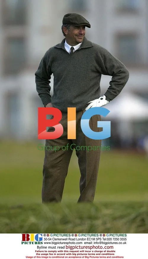 Kevin Costner Plays at Dunhill Links Championship
