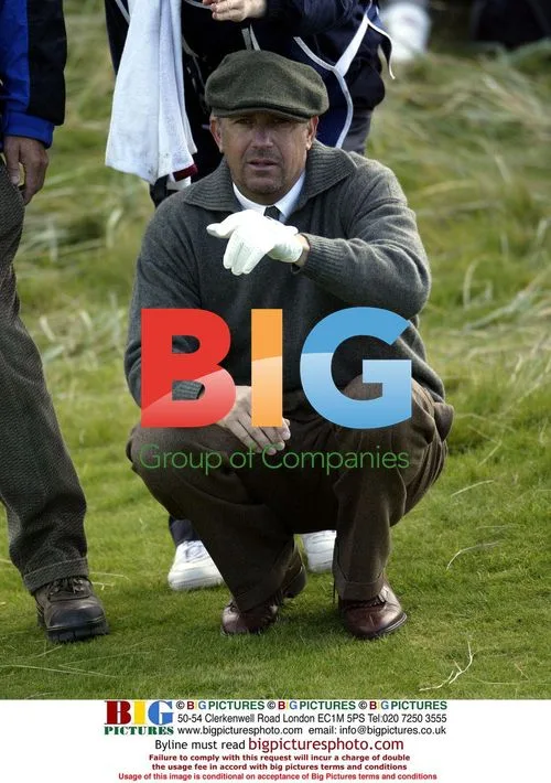 Kevin Costner Playing Golf at Carnoustie