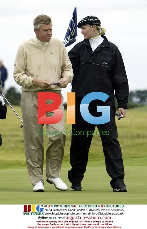 Colin Montgomery and Jodie Kidd at Dunhill Links
