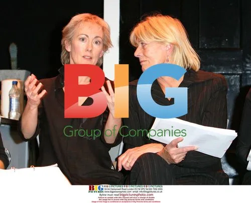 Vanessa Redgrave and Paula Wilcox at \"Necessary Targets\" rehearsal reading
