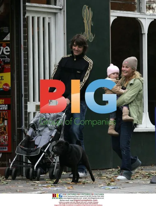 Gail Porter-Hipgrave with family in London