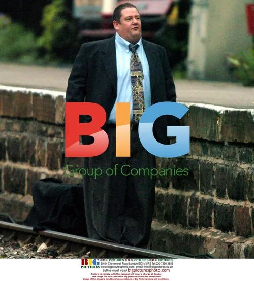 Johnny Vegas on set of 'Dead Man Weds'