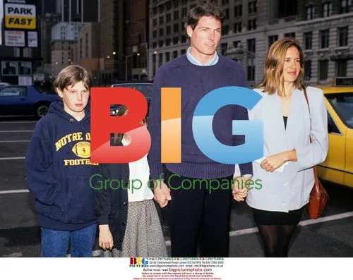 Christopher Reeve with Children in NYC