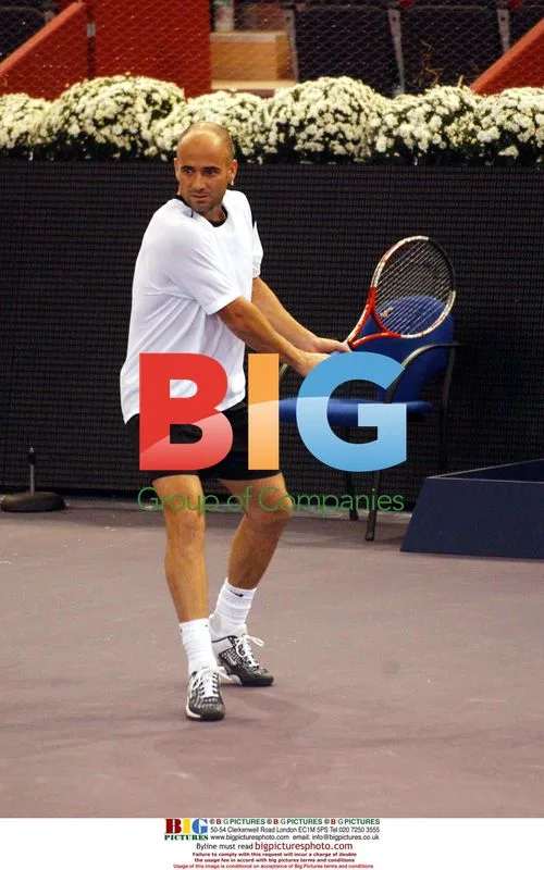 Andre Agassi Training for Tennis Masters