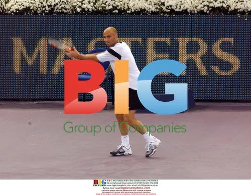 Andre Agassi Training in Madrid