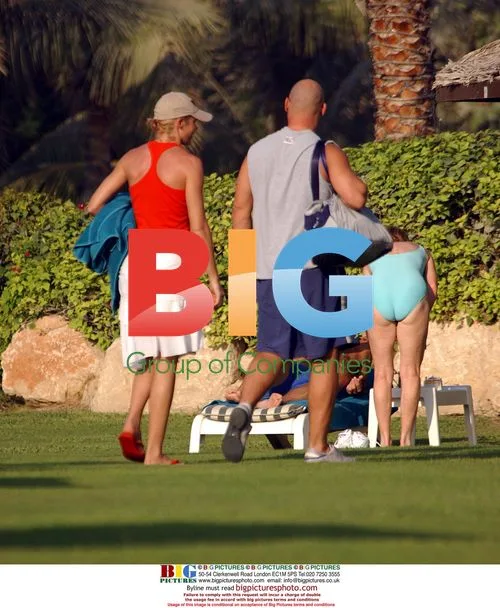 Nell McAndrew and Paul Hardcastle on Dubai Holiday