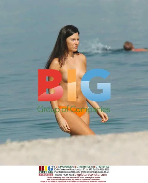 Model Cathrine McQueen in the South of France