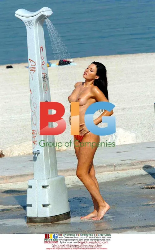 Cathrine McQueen Showering in South of France