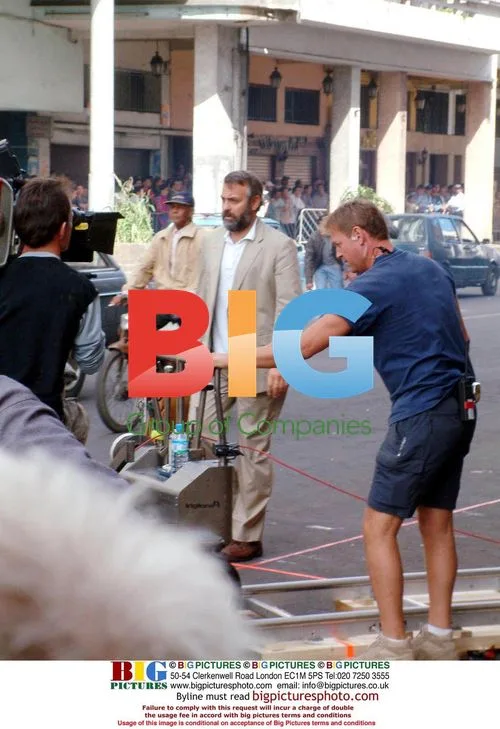 George Clooney on Set of Syriana