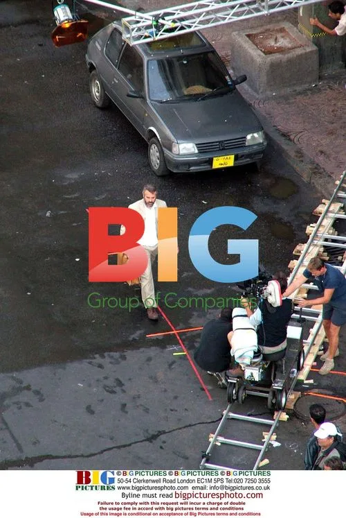 George Clooney on Syriana set