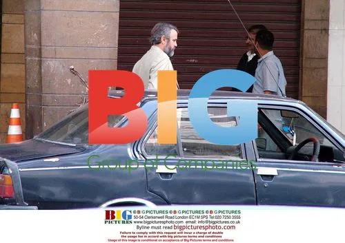 George Clooney on Syriana set