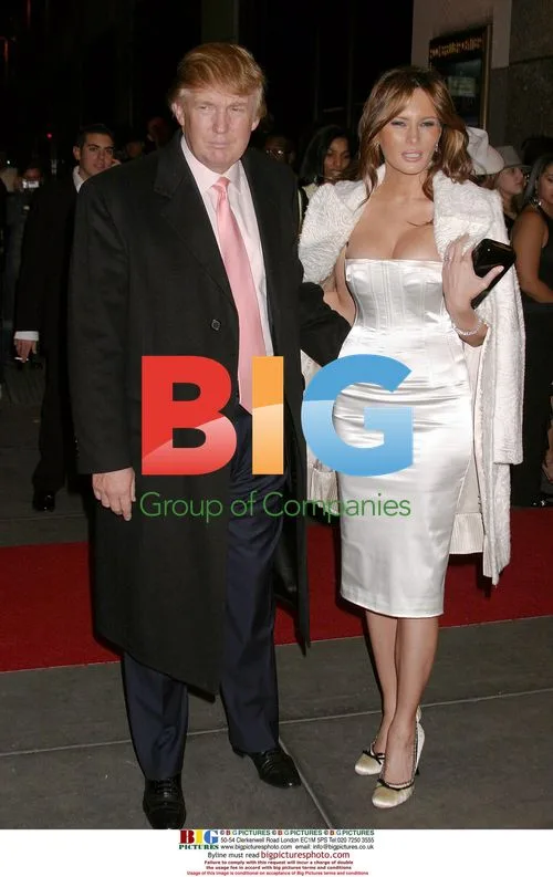 Trump and Melania at Usher's 26th Birthday