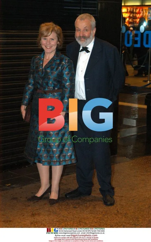 Imelda Staunton and Mike Leigh at London Film Festival