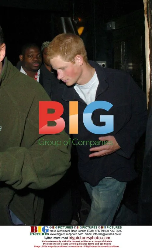 Prince Harry Leaves Nightclub