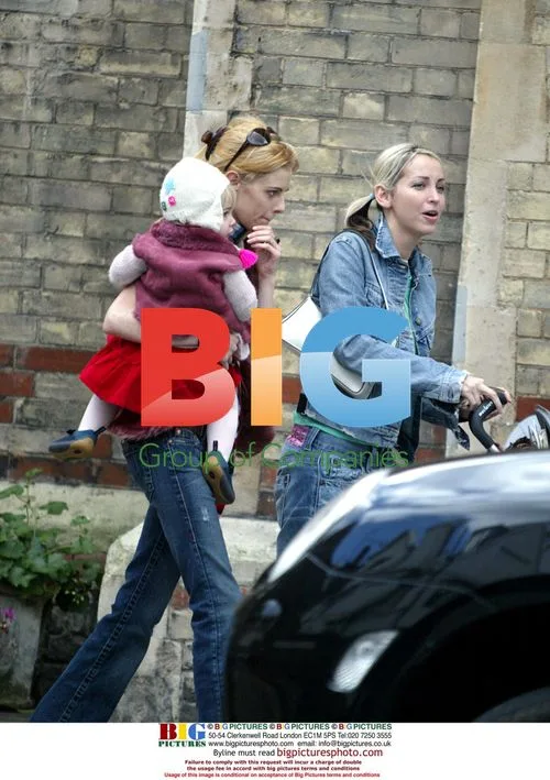 Celebrity mums Donna Air and Natalie Appleton out shopping