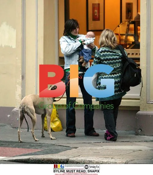 Sally Philips walking dog in London