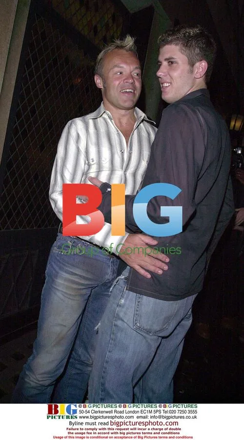Graham Norton and boyfriend out to dinner
