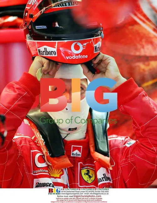 Schumacher Crashes in Brazil Grand Prix