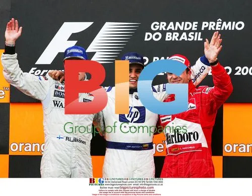 F1 Podium Celebration in Brazil
