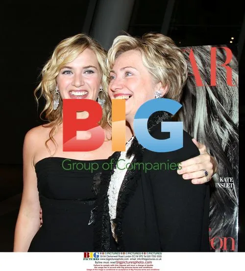 Kate Winslet & Hillary Rodham Clinton at Finding Neverland Premiere
