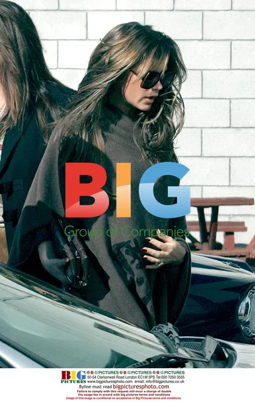 Victoria Beckham leaving studio