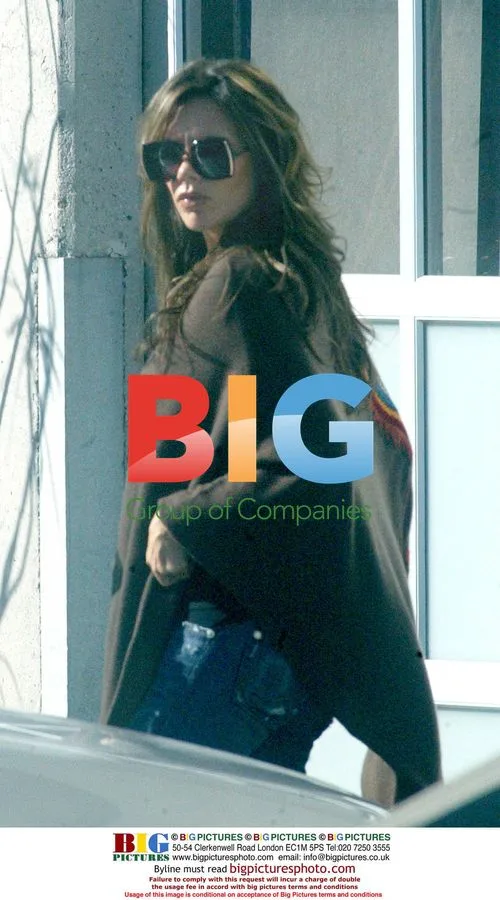 Victoria Beckham Pregnant Leaving Studio