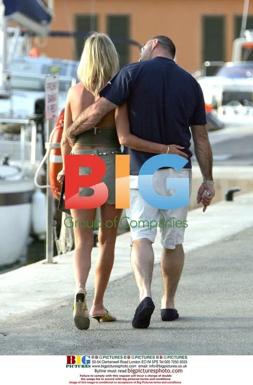 Alex Best and Boyfriend Howard Kruger in Spain