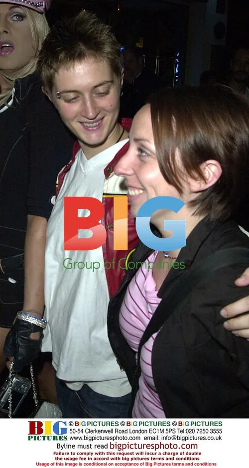 Kitten Pinder Gives Partner Big Kiss Outside Cafe De Paris