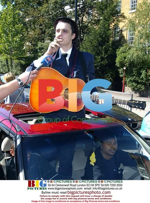 Peter Doherty Arriving at Court