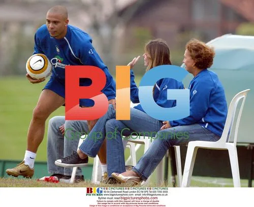 Ronaldo and Girlfriend at Training
