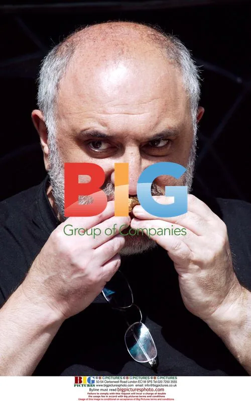 Alexei Sayle Making Faces at Lunch