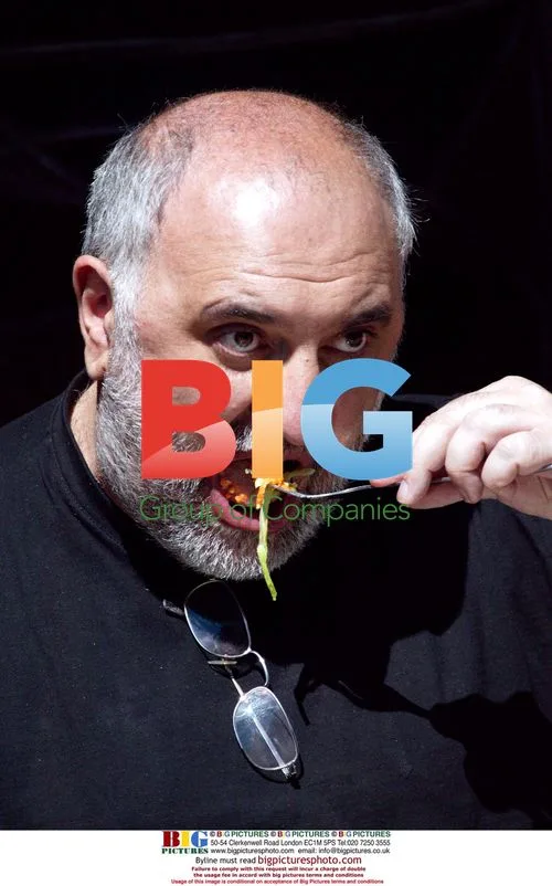 Alexei Sayle Makes Faces While Eating Lunch