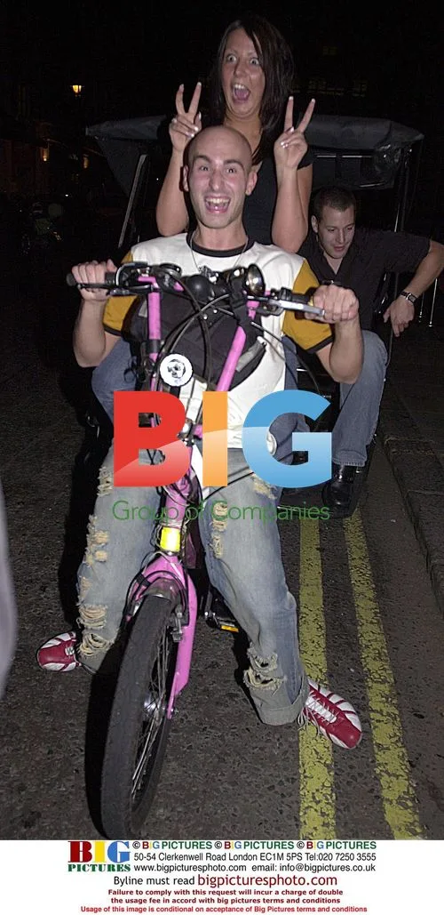 Emma Greenwood and Marco Sabba Outside Eve Club