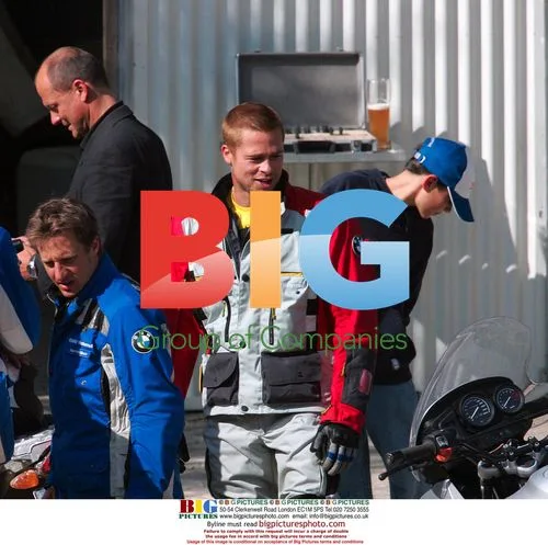 Brad Pitt Takes Motorcross Bike Training