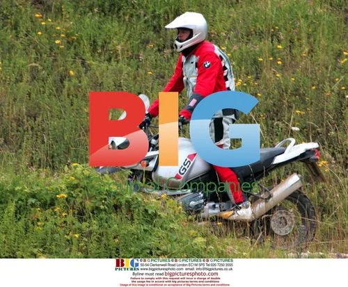 Brad Pitt Takes Motorcross Training