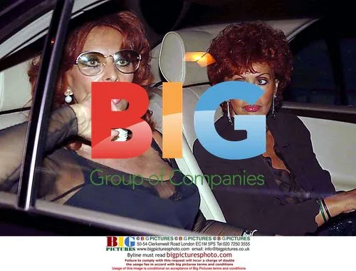 Sabrina Ferilli and Sofia Loren at press conference