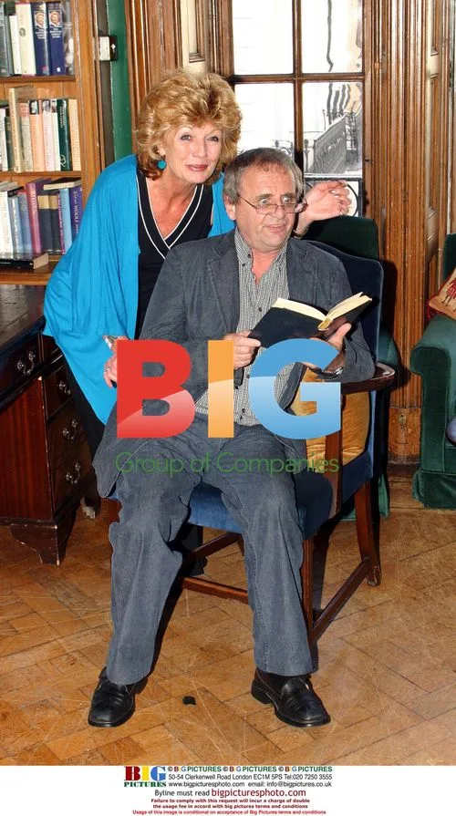 Rula Lenska and Sylvester McCoy at Pride and Prejudice photocall