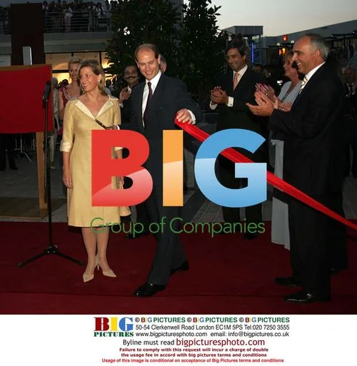 Prince Edward and Sophie Wessex at Freeport Inauguration
