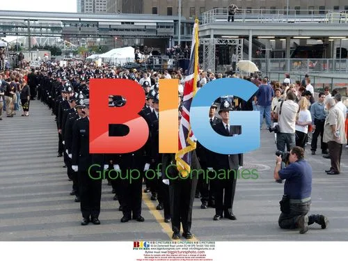 British police at 9/11 commemoration