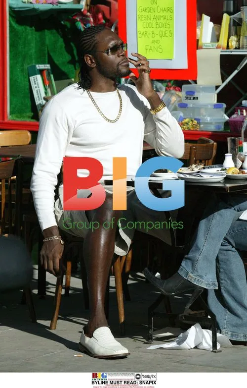 Audley Harrison and Girlfriend Out in London