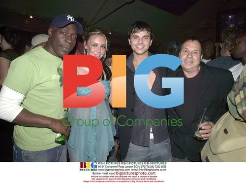 Andy Scott-Lee, Michelle Heaton, Gary Beadle at Producer's Party