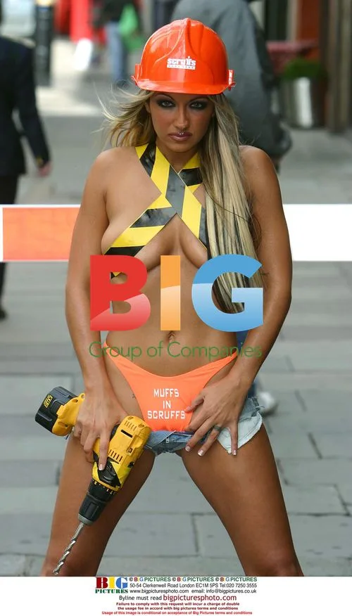 Celebrity in Construction Gear