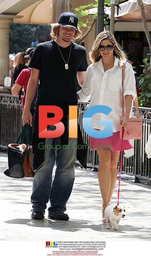 Mira Sorvino and Chris Backus Lunch in West Hollywood