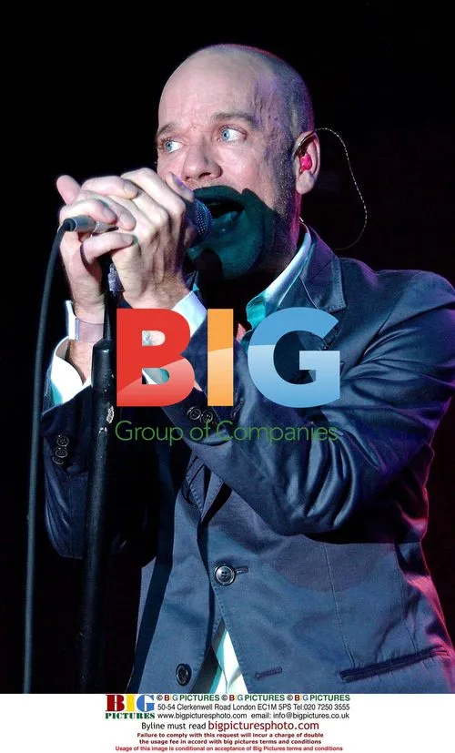 R.E.M. Performing at Fair Trade Concert