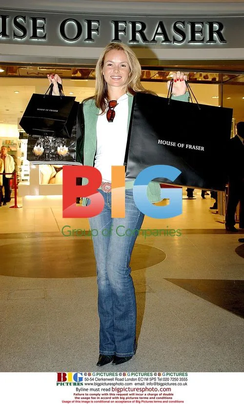 Amanda Holden Opens Fashion Dept