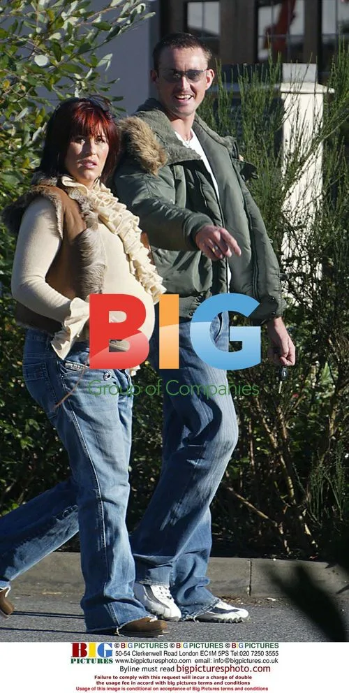 Jessie Wallace Out with Boyfriend in Essex