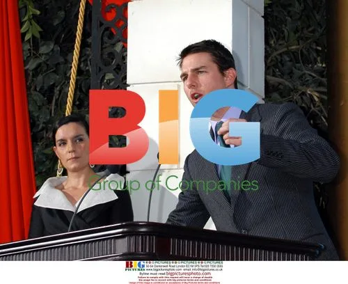 Tom Cruise at Scientology Opening in Madrid