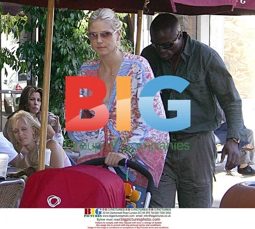 Heidi Klum with Seal and Baby Leni
